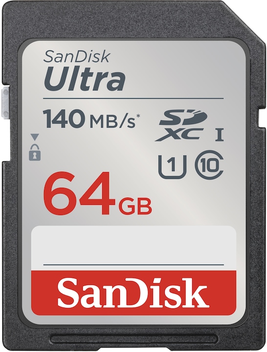 SanDisk Ultra (64 GB, SDXC, U1, UHS-I)