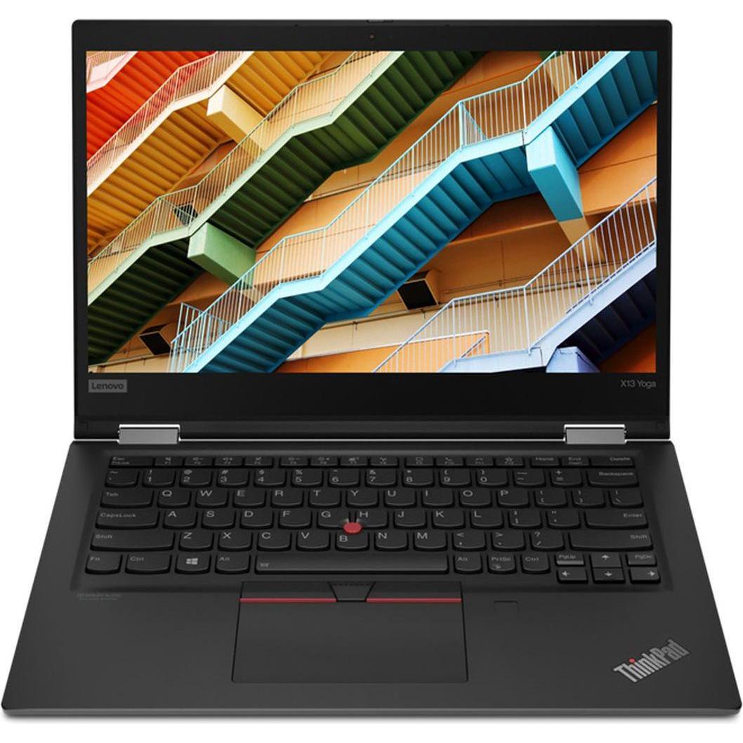 Lenovo ThinkPad X13 Yoga (13.30", 256 GB, 8 GB, DE, Intel Core i5-10210U), Notebook, Schwarz