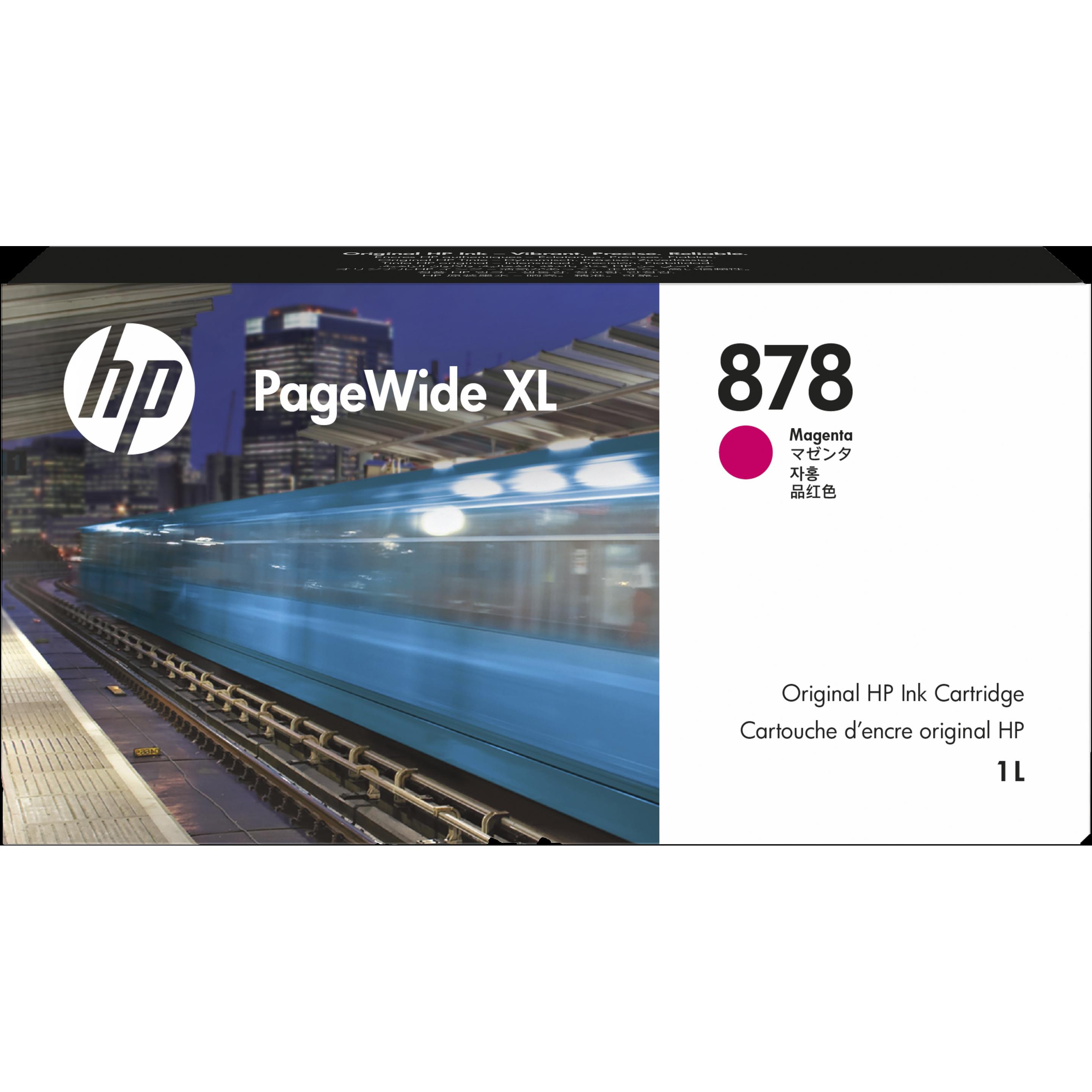 HP, Druckerpatrone, 878 1L PageWide XL Ink Crtg (M)