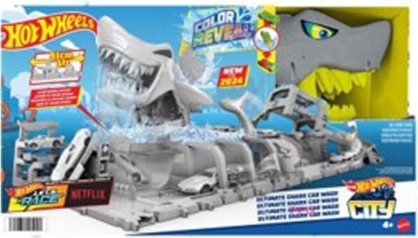 Actual product image Hot Wheels City Ultimate Shark Car Wash