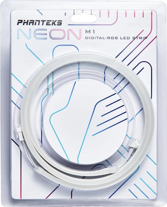 Phanteks Neon Digital RGB LED-Strip - 1 m, weiss (Mehrfarbig)