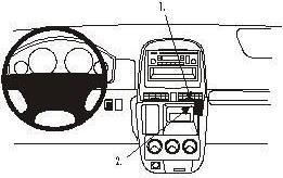 Produktbild Brodit 853099 Autohalterung Honda CR-V