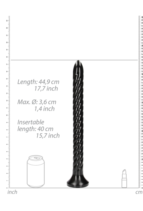 Immagine prodotto Ouch! Swirled Anal Snake - 16"/ 40 cm