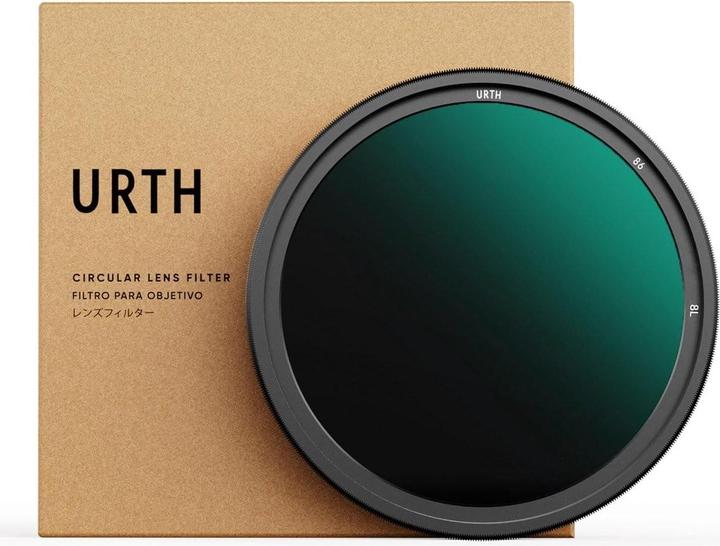 Produktbild Urth 86mm ND2 400 (1 8.6 Stop) Variable ND Lens Filter (86 mm, ND- / Graufilter)