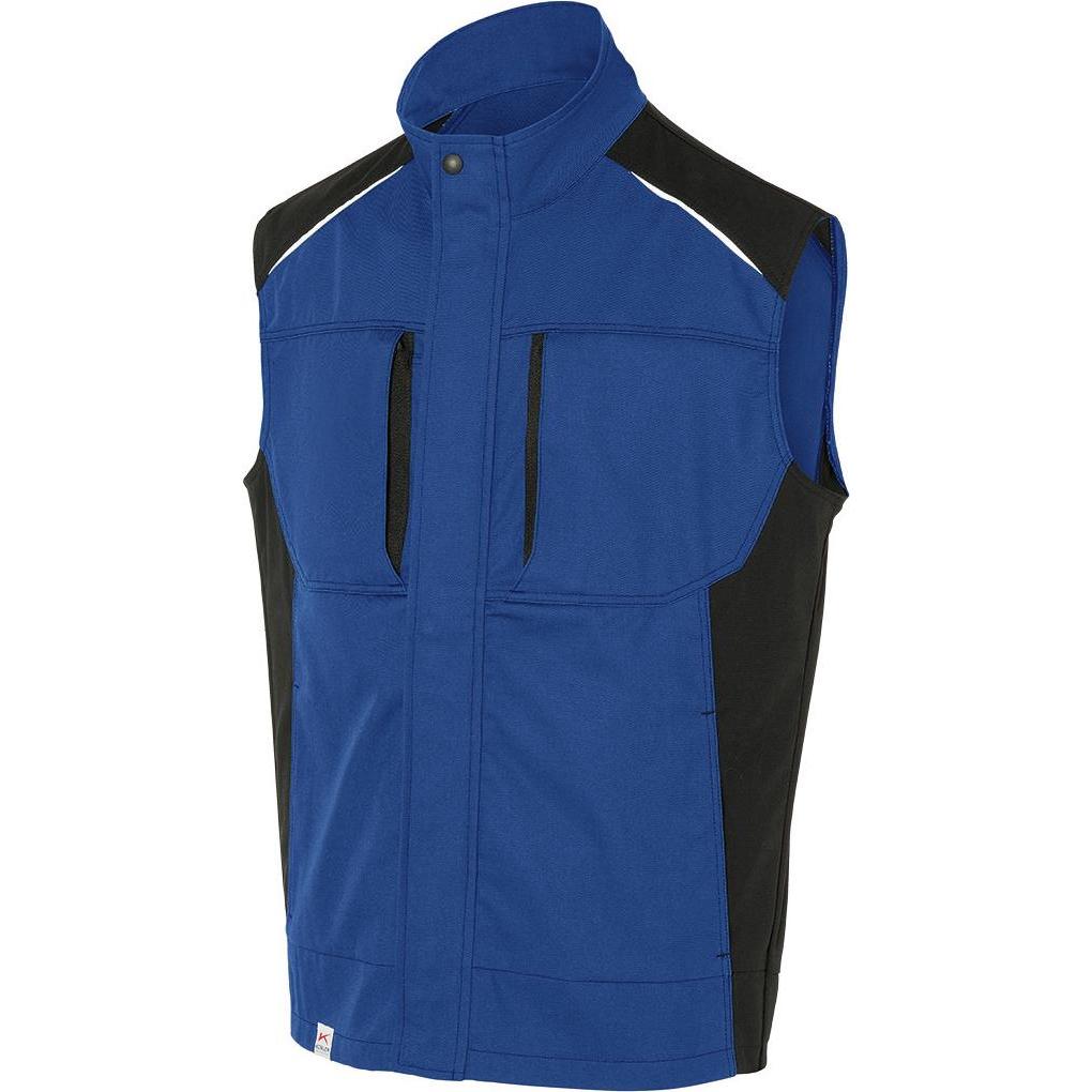 Kuebler, Arbeitsjacke, ACTIVIQ Weste, kornblau/s chwarz, Gr. M (M)