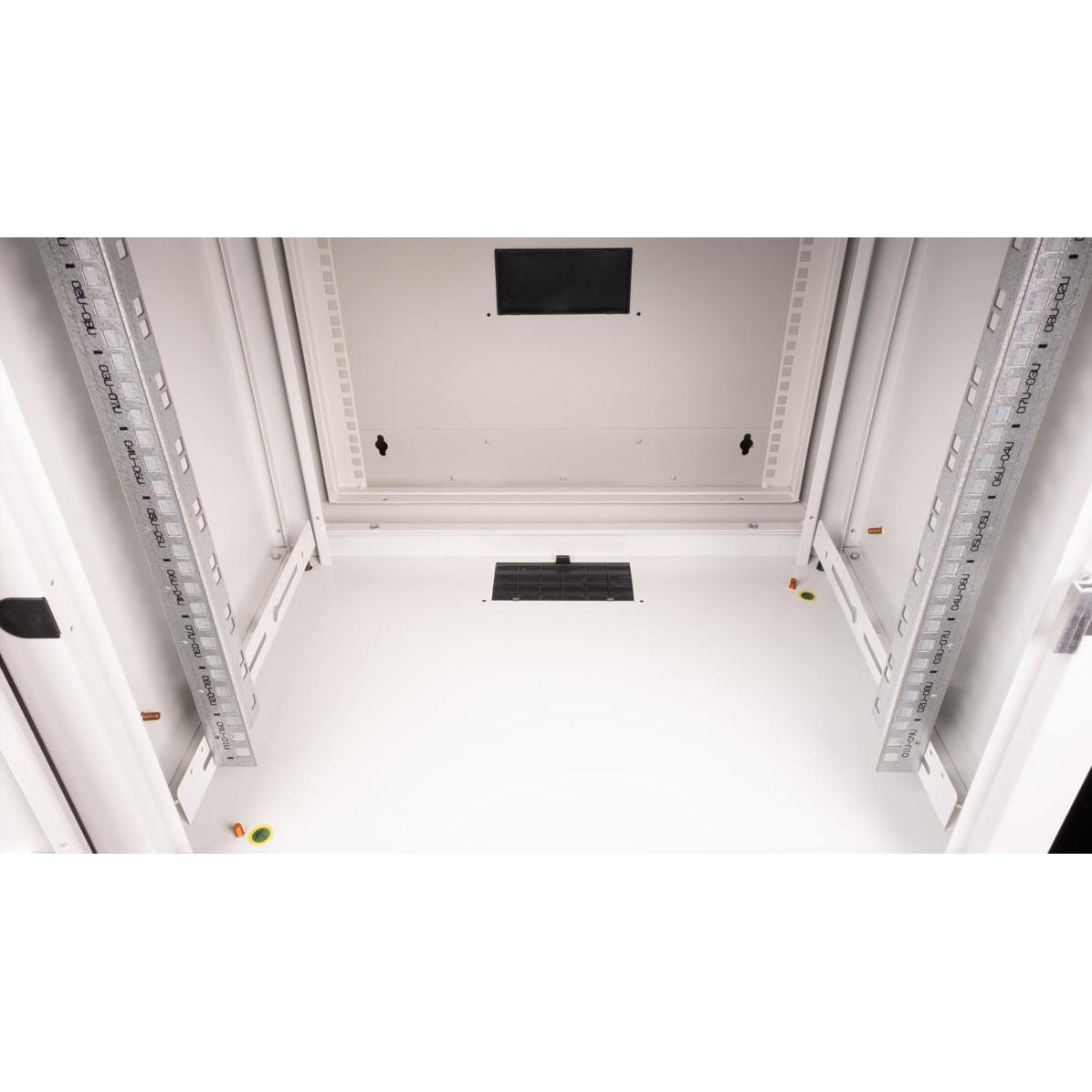 Thumbnail - Roline 19-Zoll Wandgehäuse Pro 9 HE (9 HE, 19 Zoll Rack), Serverschrank, Grau
