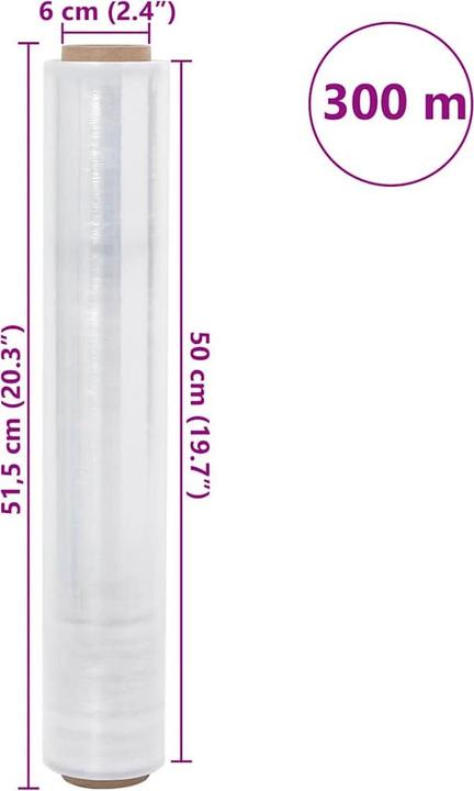 Actual product image vidaXL Stretchfolie (2 pcs.)