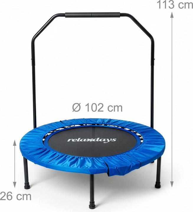 Actual product image Relaxdays minitramp (102 cm)