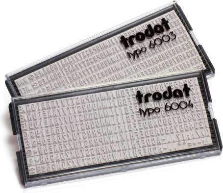 Lettere Typo 6004 1 set, 4mm