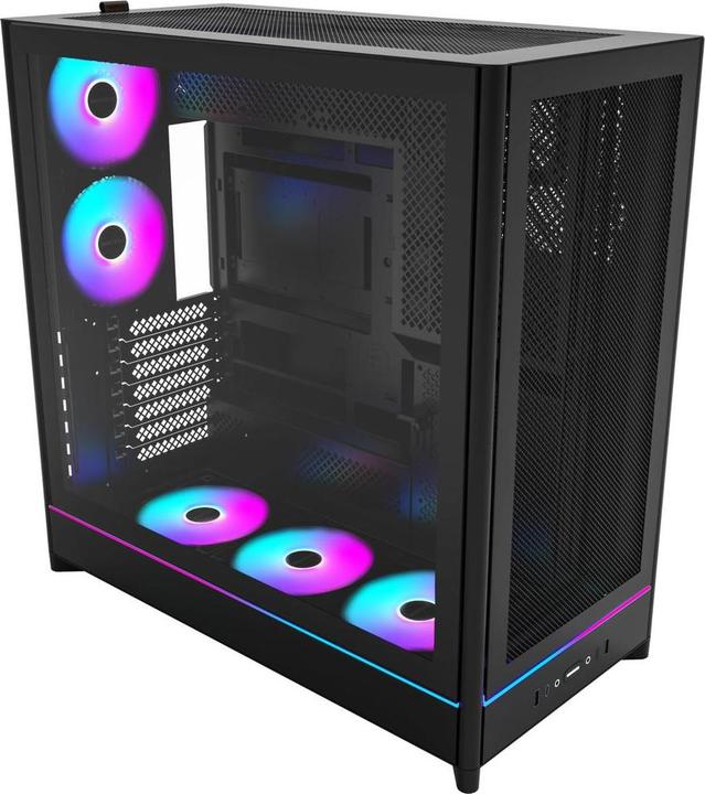Immagine prodotto Montech HS01 PRO (schwarz, Tempered Glass) (ATX, mATX, Mini-ITX)