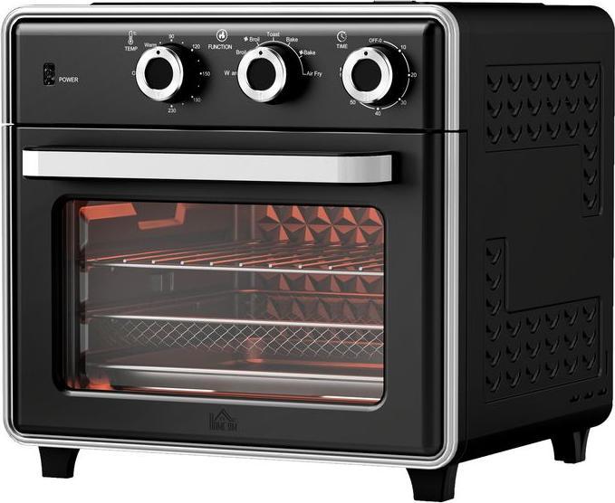 Produktbild Swisshandel24 Minibackofen mit Umluft 20L Mini Ofen mit Backblech, Grillrost und Krümelblech, bis 360°C