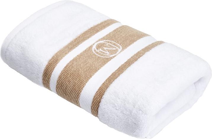 Monogram Linea Handtuch 50x100cm beige (50 x 100 cm)