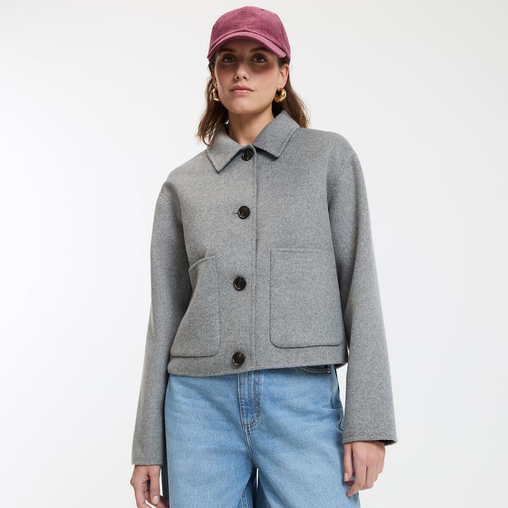 Produktbild La Redoute Collections Jacke mit Knopfverschluss (32)