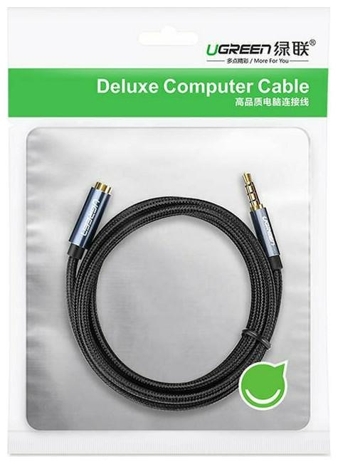 Image du produit Ugreen AV118 AUX jack audio extender 3.5 mm 5m (black) (5 m)