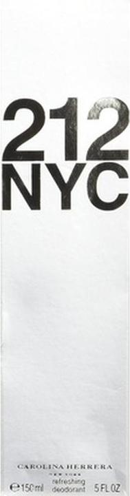 Actual product image Carolina Herrera 212 (Spray, 150 ml)