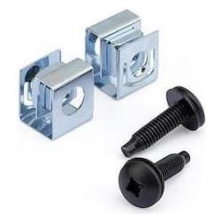 StarTech SCREWS und NUTS F. SERVER 10-3, Serverschrank Zubehör, Schwarz