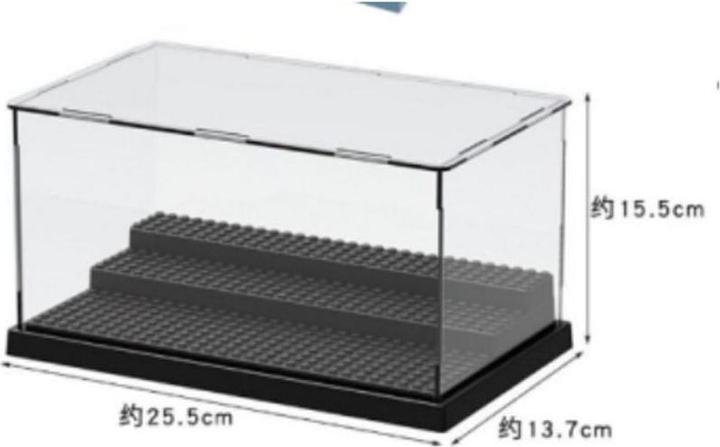 Actual product image Evoretro Acrylic display case for minifigures Small