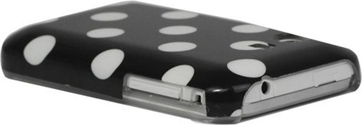 Produktbild König Design Schutzhülle Hard Case für Handy Samsung Galaxy Y S5360 schwarz / weiss (Samsung Galaxy Y S5360)