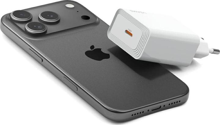 Actual product image Usams Wall charger T69 30W USB-C white (30 W)