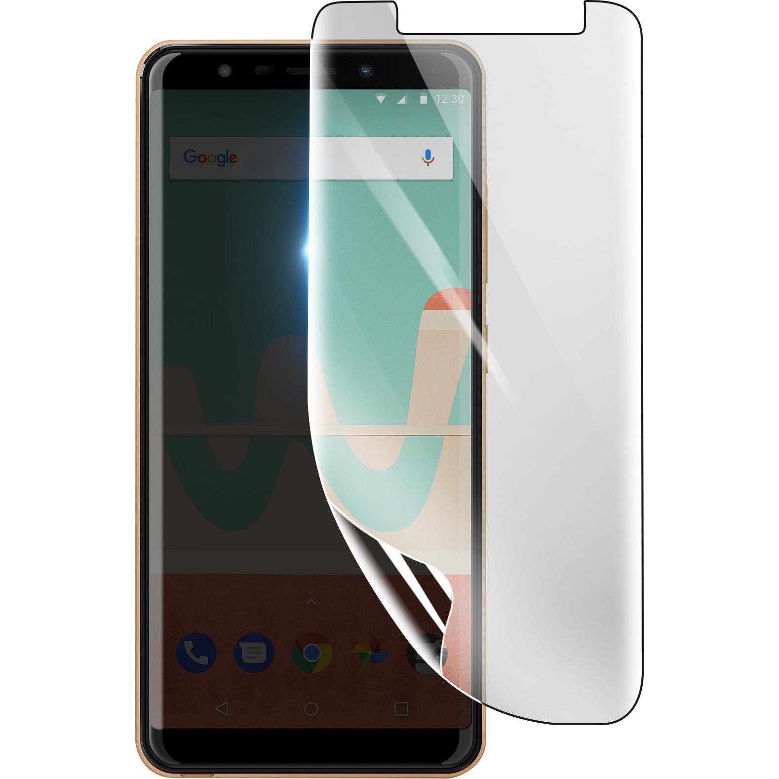 3MK Hydrogel Bildschirmfolie für Wiko View Go (1 Stück, Wiko View Go), Smartphone Schutzfolie, Transparent