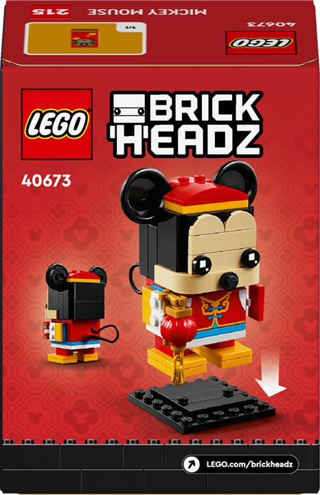 Produktbild LEGO BrickHeadz Micky Maus im Frühlingsfestkostüm (40673, LEGO Brickheadz)