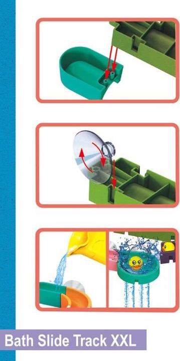 Produktbild Totally Splash Badewanne Rutschbahn XXL 74 Teile