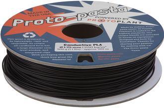 Actual product image Proto-pasta conductive PLA filament (PLA, 1.75 mm, 500 g, Grey)