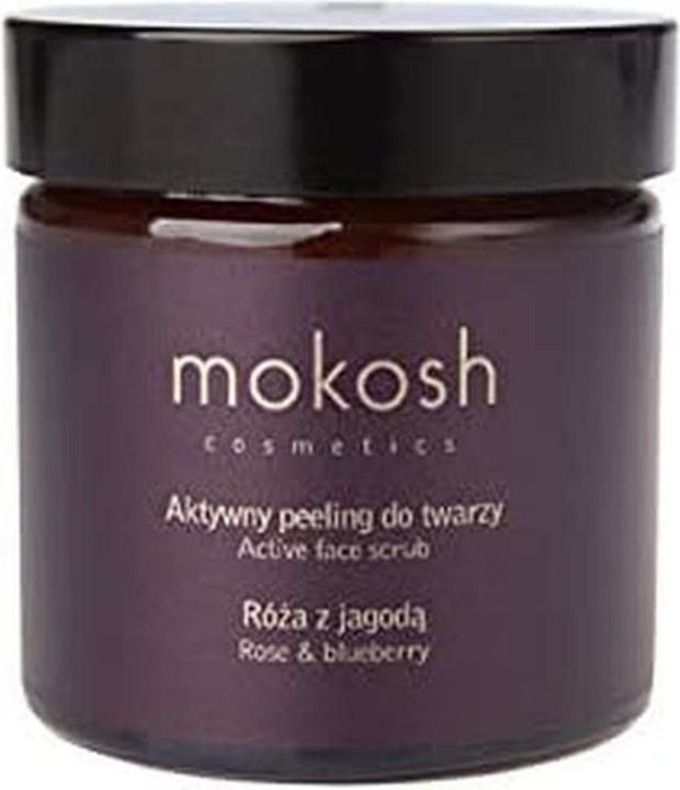 Mokosh facial scrub Rose with blueberries 60ml (Reinigungstücher Gesicht, 60 ml)