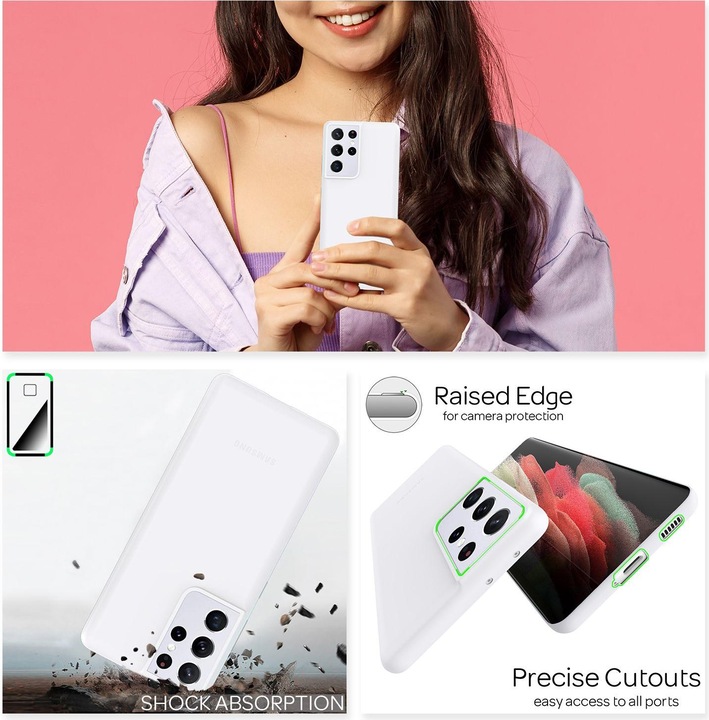 Actual product image Nalia Ultra Thin Hardcase (Samsung Galaxy S21 Ultra)