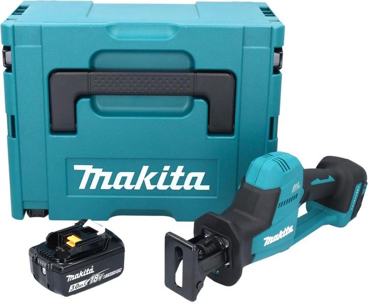 Actual product image Makita DJR 189 F1J Battery Reciprocating Saw 18 V Brushless + 1x Battery 3,0 Ah + Makpac - without La
