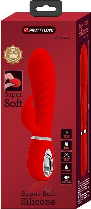 Produktbild Pretty Love Prescott Multifunktions-G-Spot-Vibrator Rot