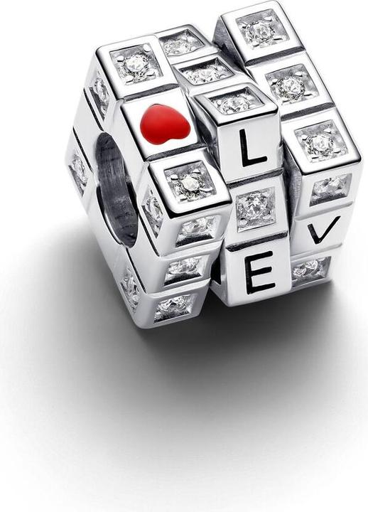 Immagine prodotto Pandora Beweglicher Spielzeugwürfel Charm (Argento 925, Smalto)