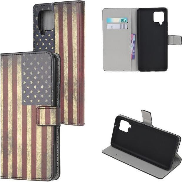 Thumbnail - MU Style Leder Bookcover Image Series (Samsung Galaxy A12), Smartphone Hülle, Mehrfarbig