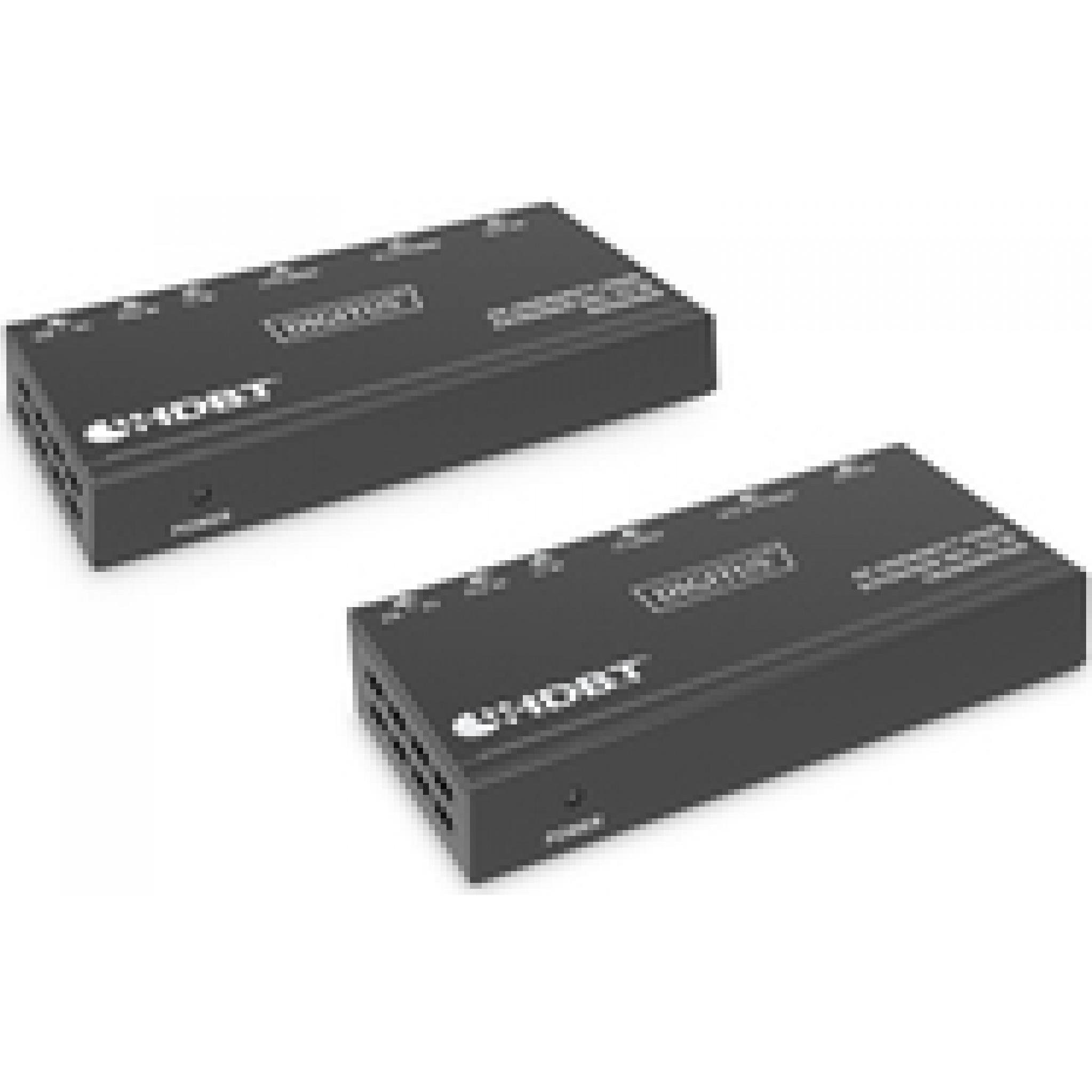 Digitus 4K HDBaseT™ HDMI Extender Set, 70 m, KVM Switch, Schwarz