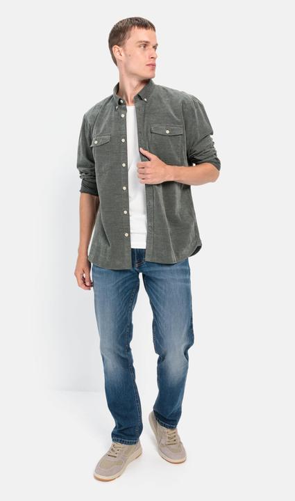 Produktbild Camel Active Langarm Hemd in Regular Fit aus Cord (6XL)