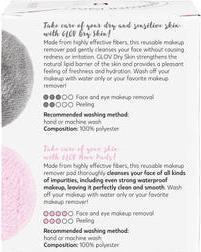 Actual product image Glov SET Starter Oily Skin Pads waciki do twarzy + All Skin Types Pads waciki do twarzy + Dry Skin (86.18 g)