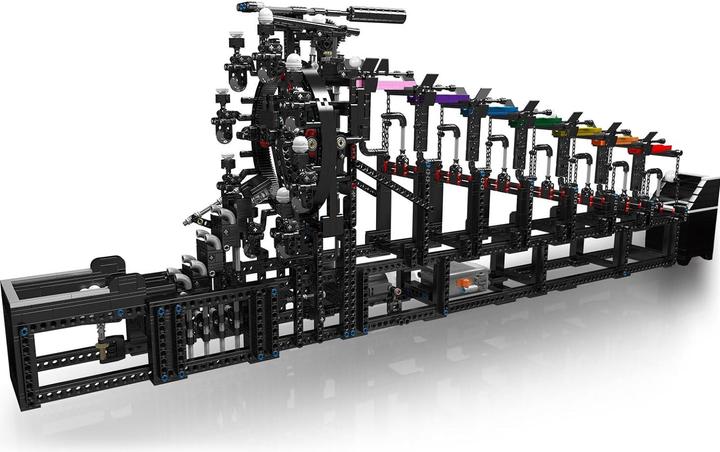 Actual product image Mould King Rainbow Tensegrity (marble run)