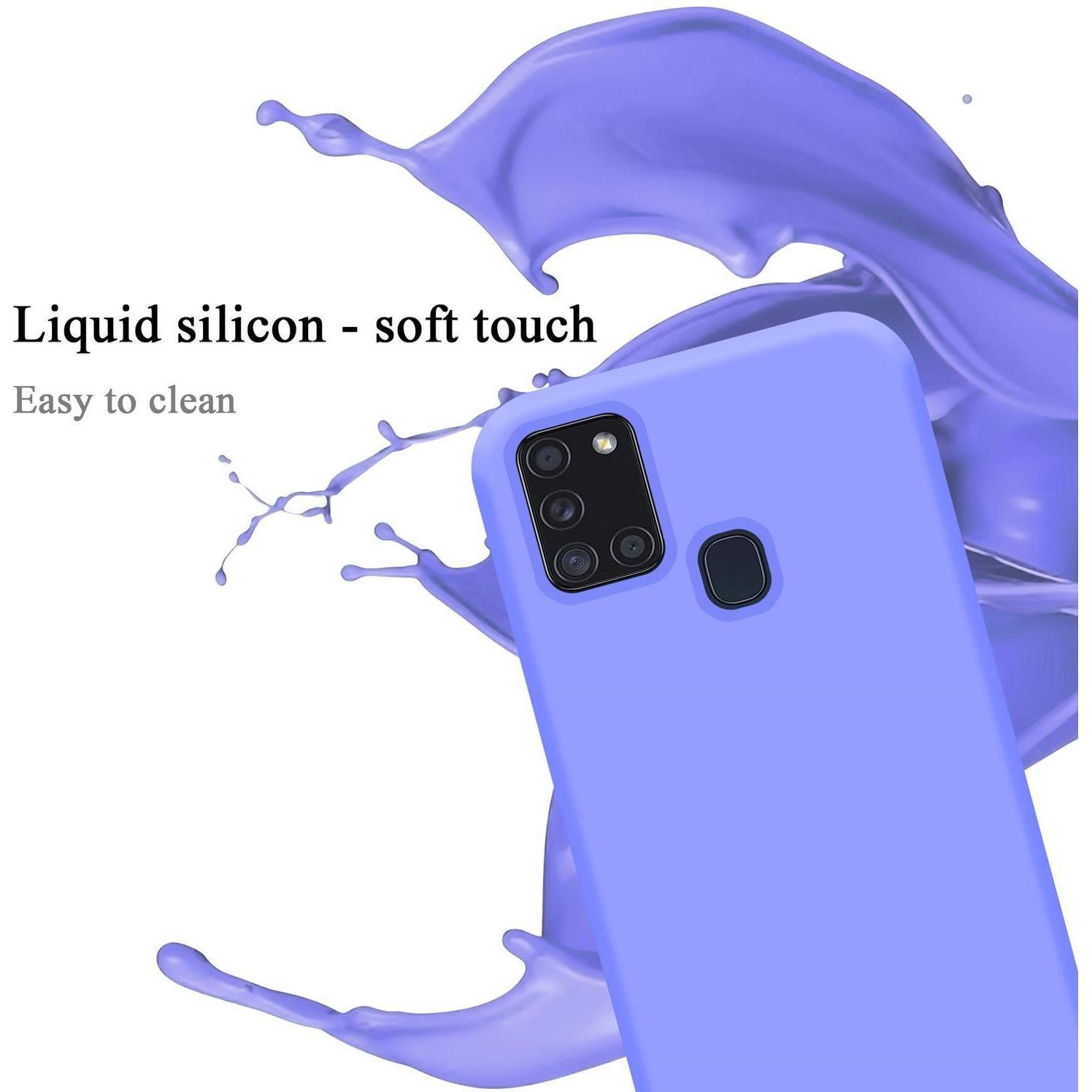 Thumbnail - Cadorabo TPU Liquid Silicone Case Cover (Samsung Galaxy A21s), Smartphone Hülle, Violett