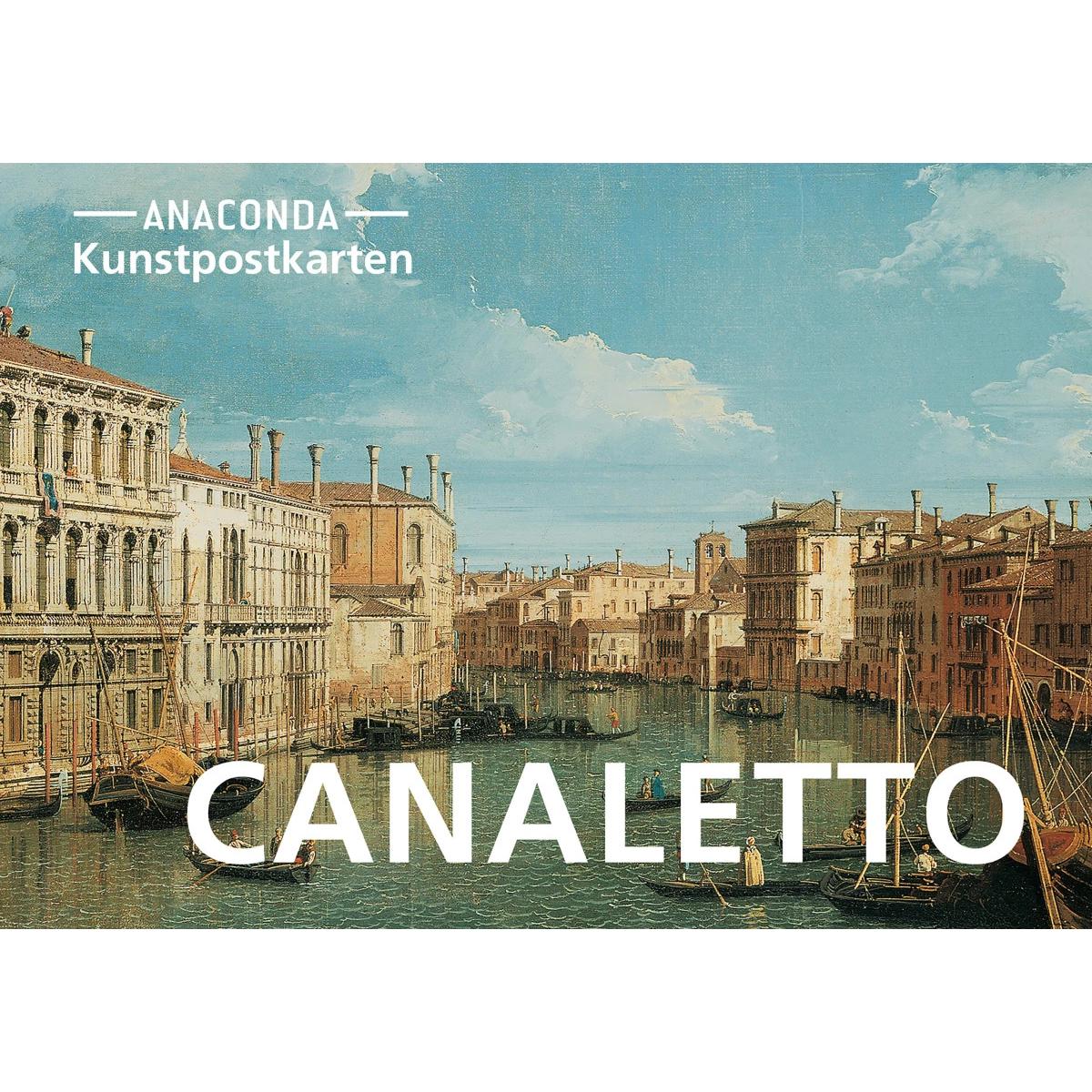 Anaconda, Kalender, Postkarten-Set Canaletto (Harter Einband, Deutsch)