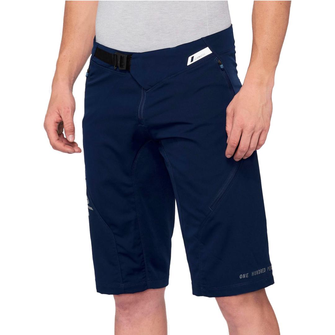 100%, Herren, Velohosen, Airmatic Shorts (38), Blau, 38