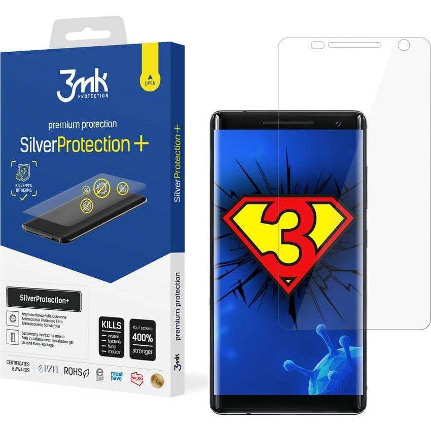 Thumbnail - 3MK Nokia 8 Sirocco – SilverProtection+ (1 Stück, Nokia 8 Sirocco), Smartphone Schutzfolie, Silber