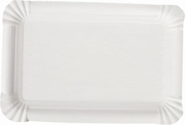 Produktbild Naturestar Pappteller Bio rechteckig 130x200mm Frischfaserkarton VE=250 Stück (1 x)