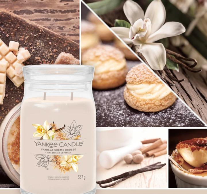Actual product image Yankee Candle Duftkerze Vanilla Crème Brûlée Signature Large Jar