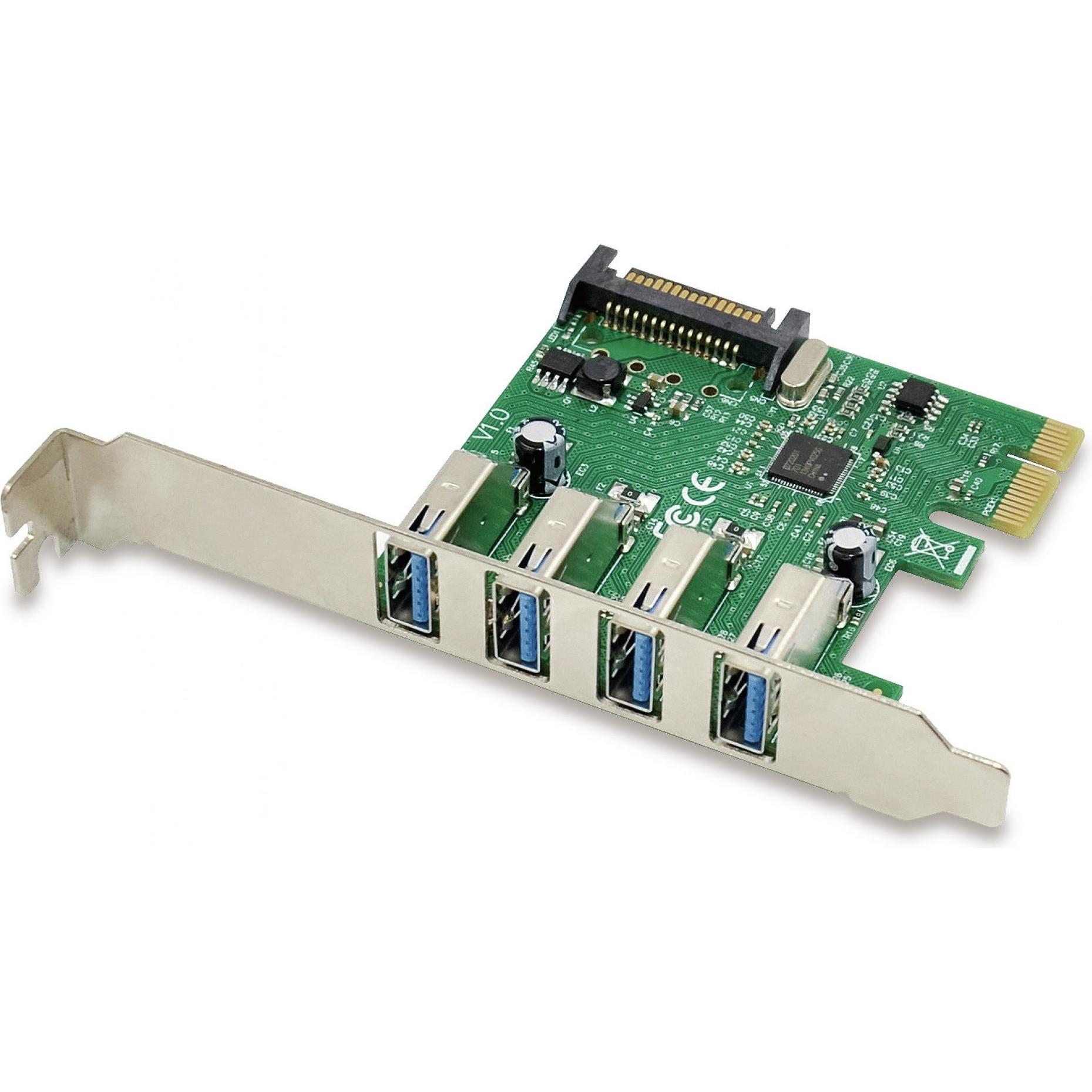 Conceptronic Scheda PCI Express a 4 porte USB 3.0, Scheda controller