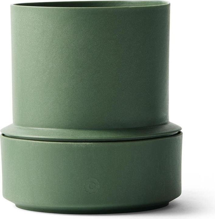 Crush Grind Topf Selbstbewässerung 14 cm, Dunkelgrün (12 x 14 cm)