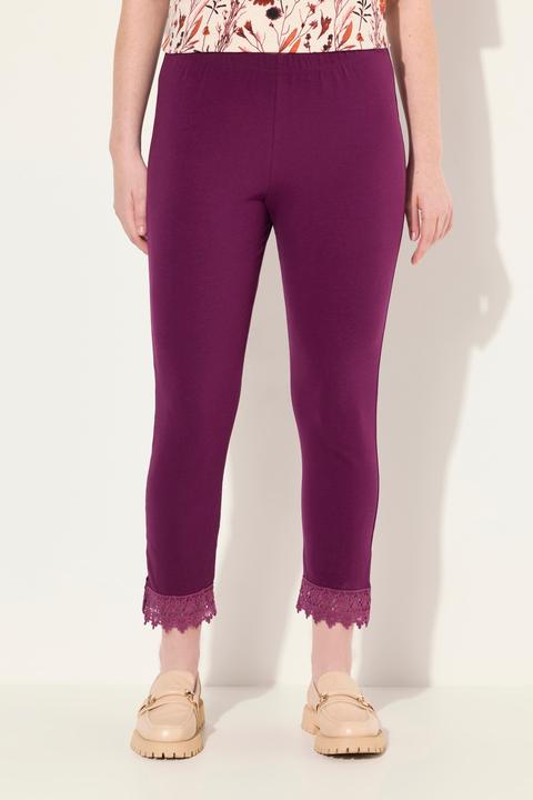 Produktbild Ulla Popken 7/8-Leggings, Saumspitze (46, 48)