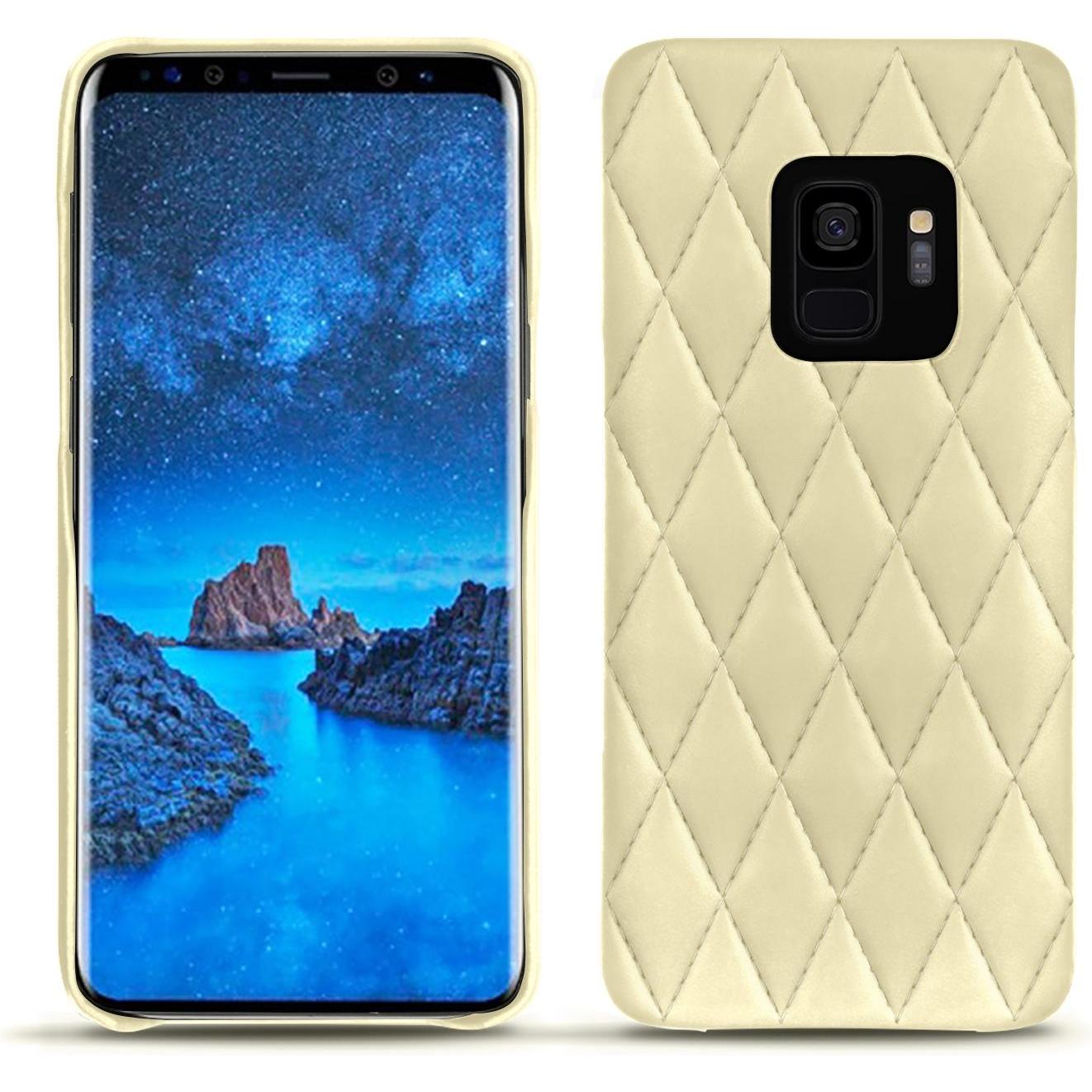 Thumbnail - Noreve Lederschutzhülle (Samsung Galaxy S9), Smartphone Hülle, Beige