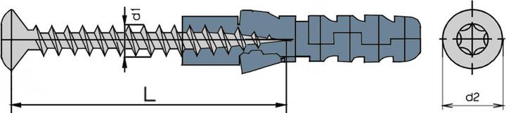 Immagine prodotto Profix Viti per listelli di basamenti (250 Viti per pezzo)