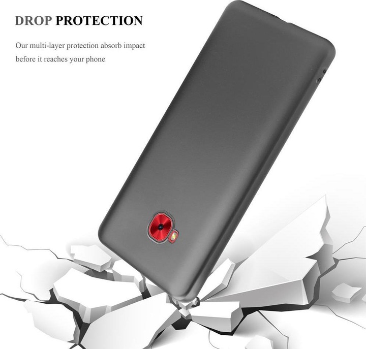 Produktbild Cadorabo TPU Matt Metallic Cover (Asus Zenfone 4 Selfie Pro)