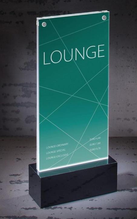 Produktbild Sigel LED-Tischaufsteller lang (Hoch)